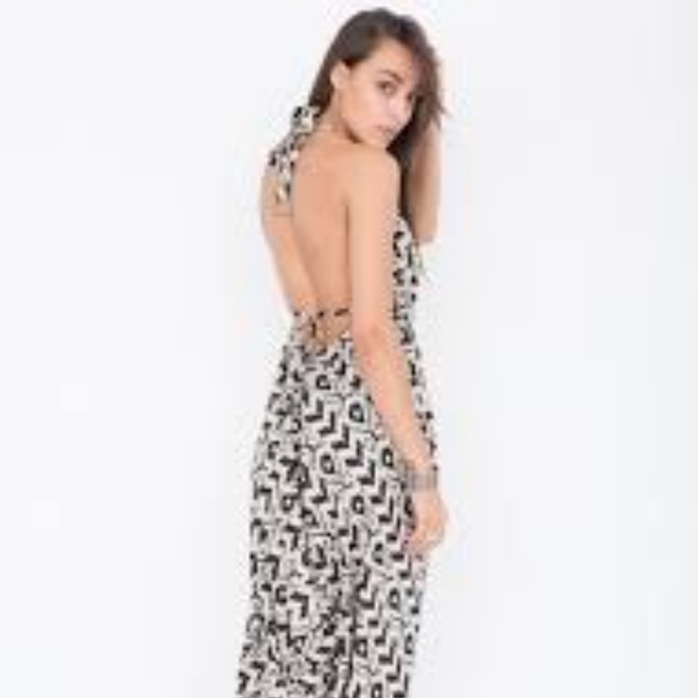 Open back harem jumpsuit